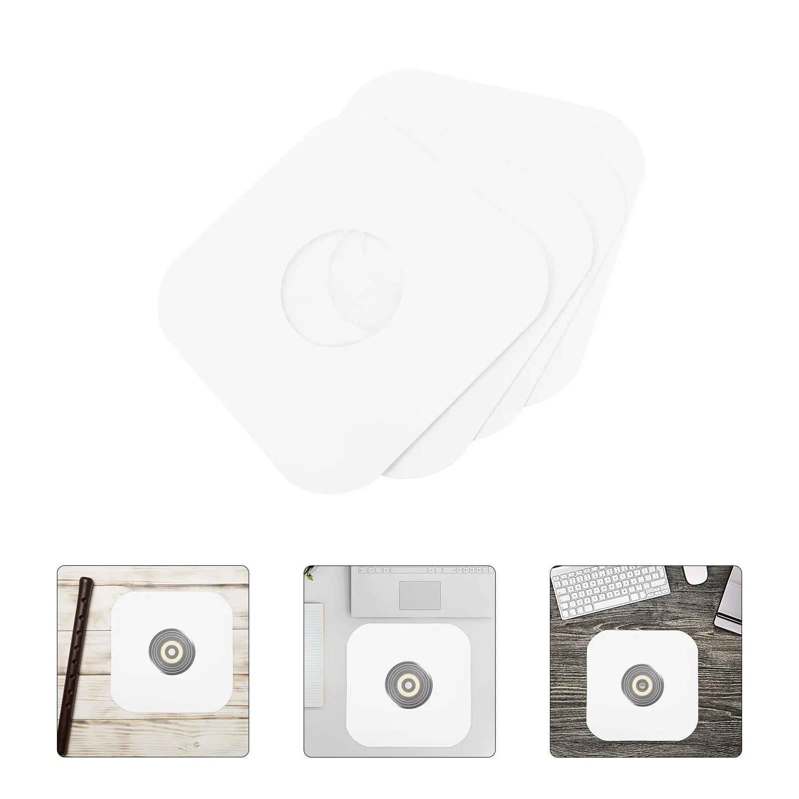 

4 шт. виниловые рукава для пластинок, крафт-бумага, двухслойная антистатическая защита от пыли для 10-дюймовых виниловых пластинок, чехлы для хранения внешних