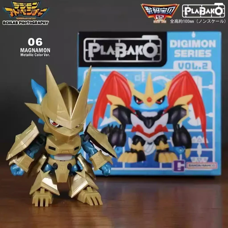

Bandai Plabako Assembled Digimon Adventure 02 Vol.2 Blind Box WarGreymon Car Decoration Model Action Figure Collection Toy Gifts