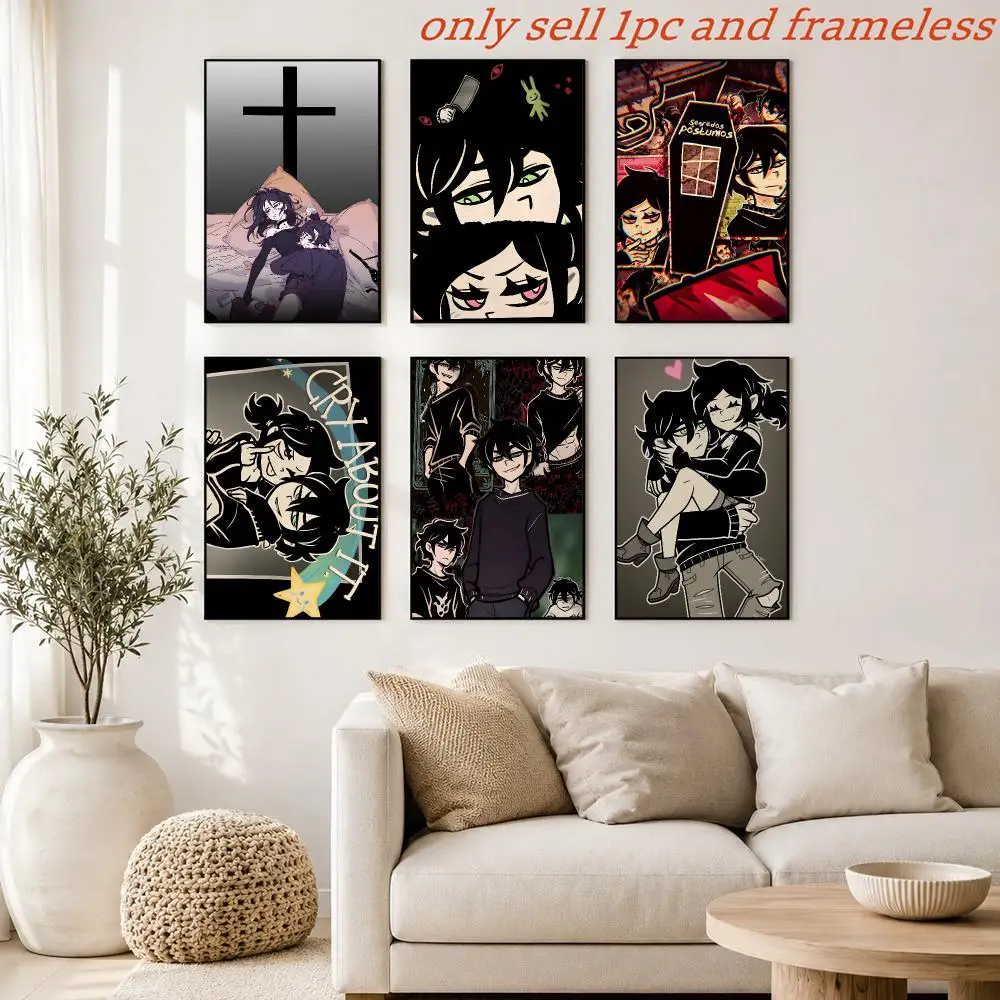 Game T-The Coffin of Andy and Leyley Poster Aesthetic Painting Wall Art Poster Home Bedroom Living Room Decor