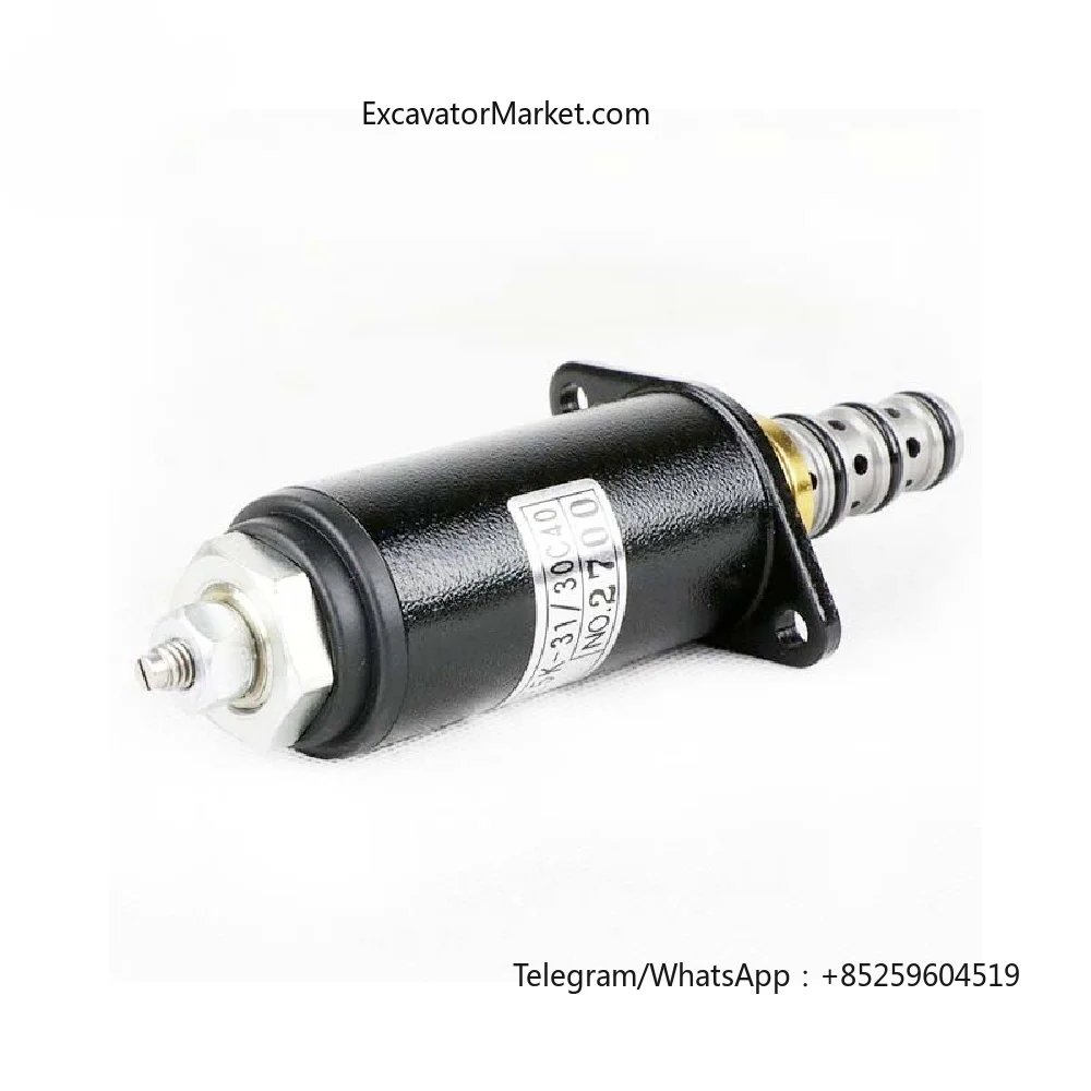 JSWP SK200-6 Solenoid Valve  New YN35V00018F2 KDRDE5K-31/30C40-111  For Kobelco Excavator Parts