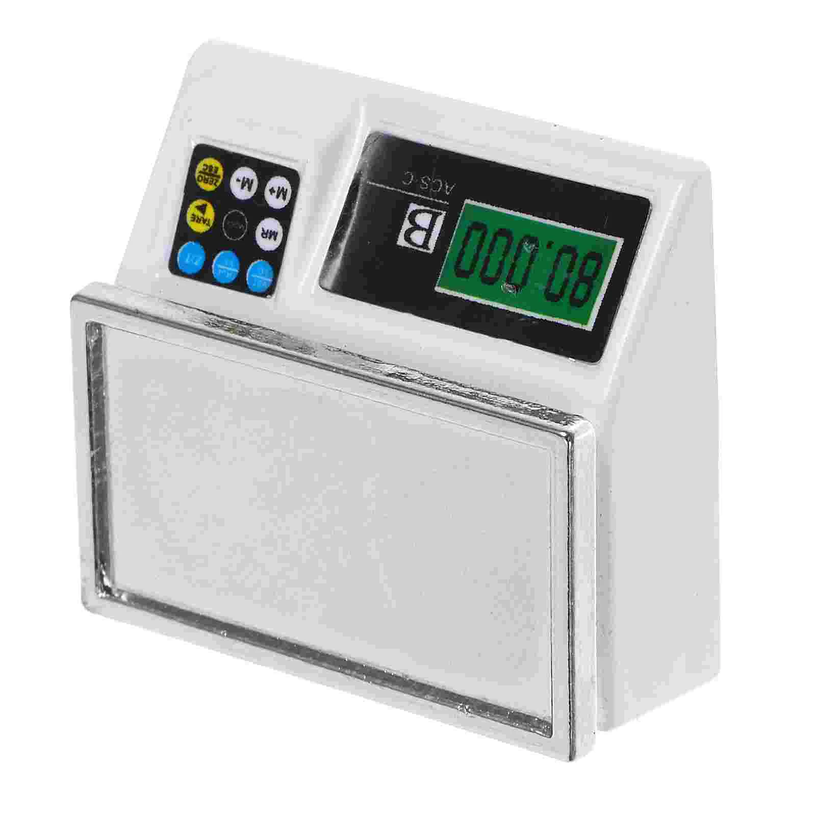 Miniature Electronic Scale House Miniatures Simulated Home Adornment Decor Kitchen