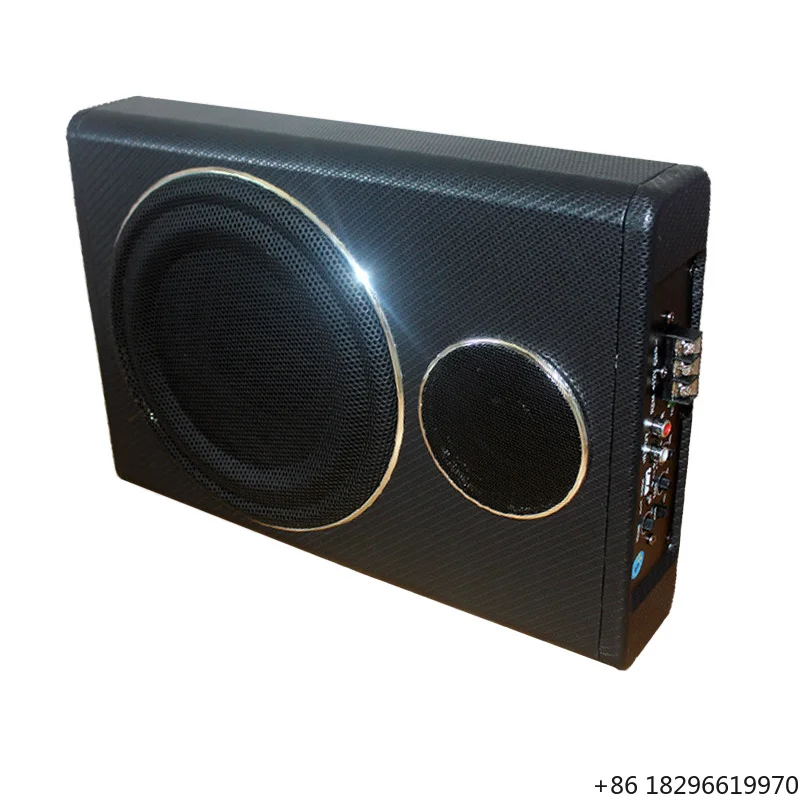 8 Inch Car Ultra-thin 800W Vehicle Under Seat Active Basso With Treble Subwoofer Amplifier Speaker