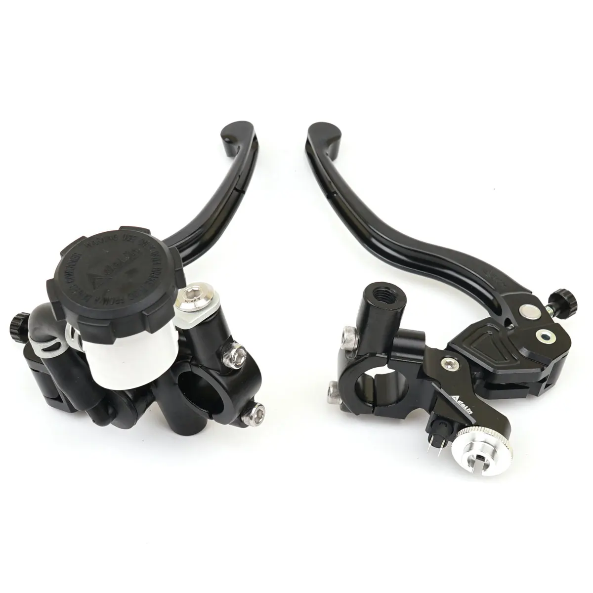 Adelin PX1 CNC Motorcycle Adjustable Clutch Brake Master Cylinder Reservoir Levers Kit for Yamaha Kawasaki 7/8\