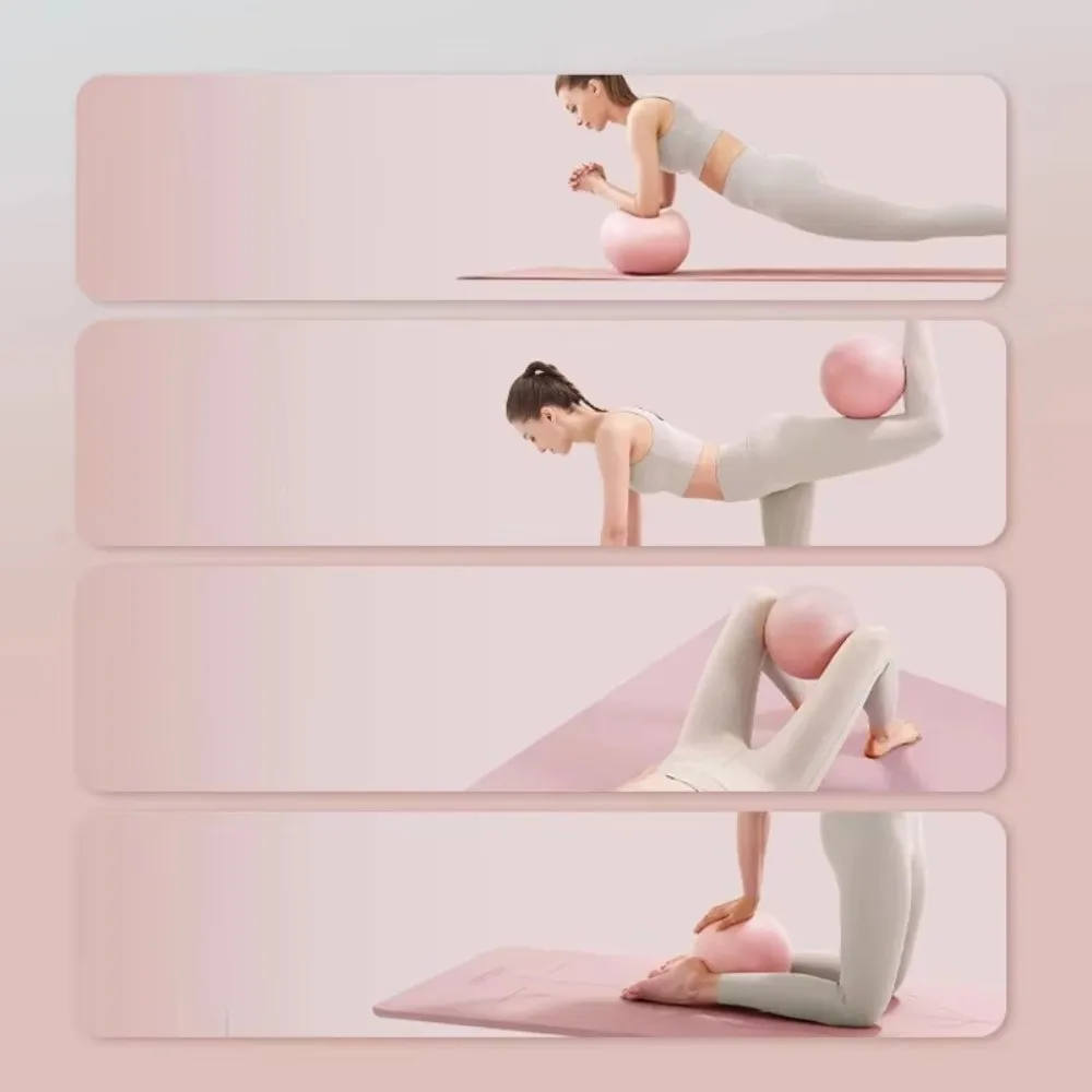 Mini 25cm Yoga Ball Soft PVC Non Slip Exercise Ball Easy Inflation Inflatable Balance Balls Gym Fitness