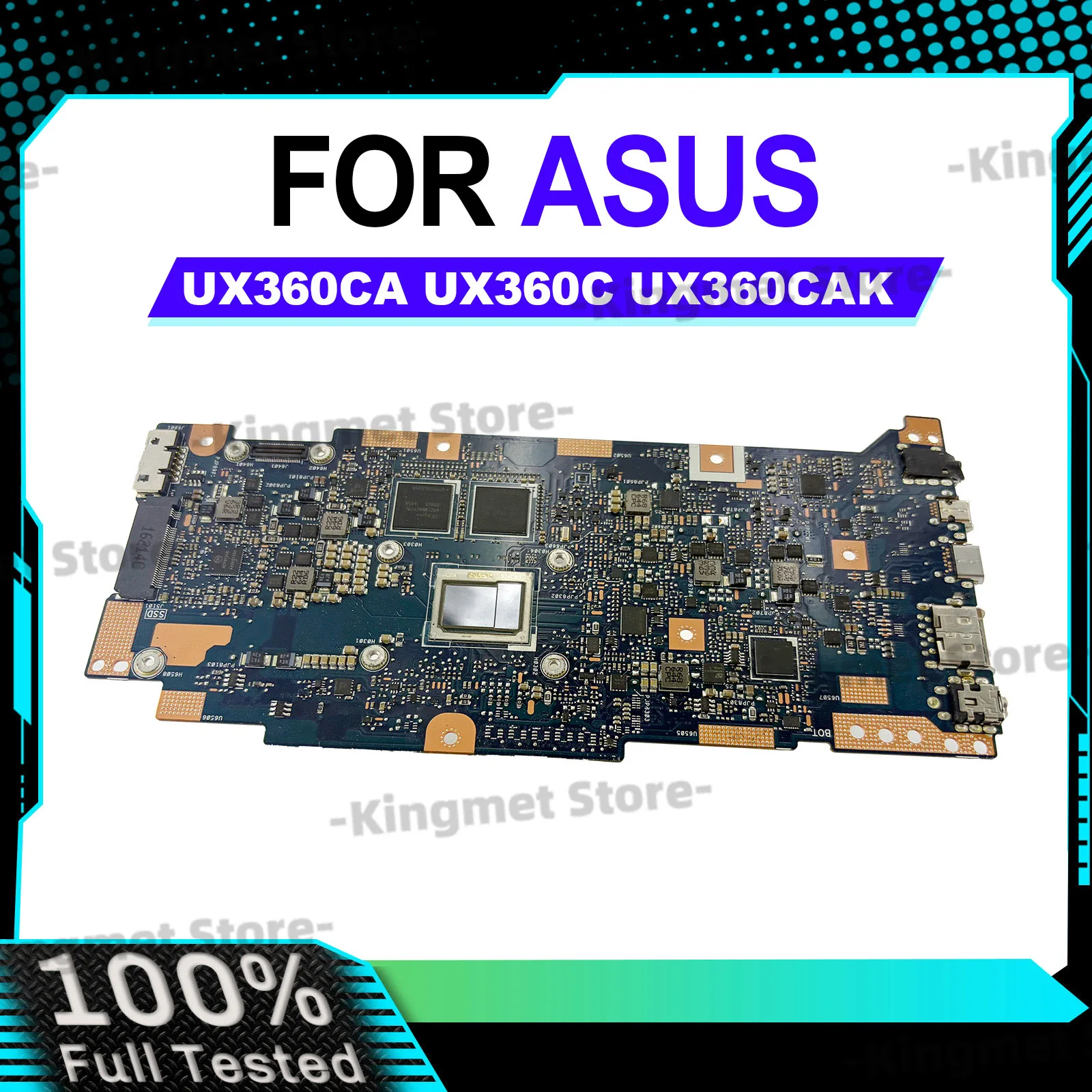 

UX360CA Laptop Motherboard For ASUS ZenBook U306C UX360C TP360C UX360CA Notebook Mainboard With i3 i5 i7 CPU 100% tests OK stk