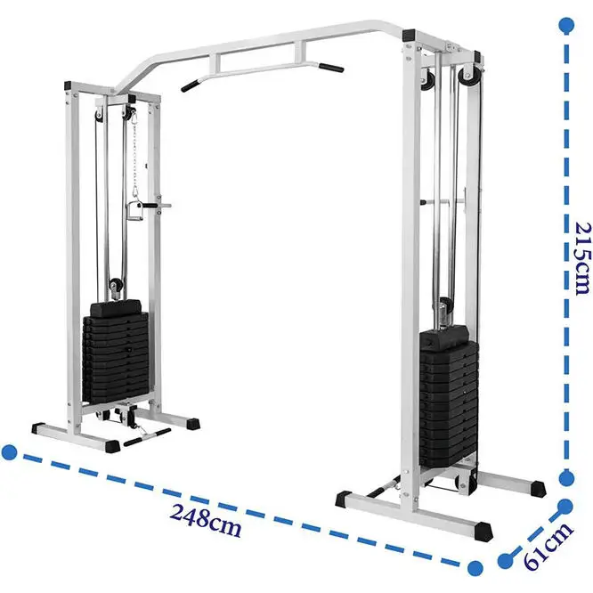 

Wholesale Sports Fitness Equipment Gym Crossover Machine Cable Crossover Machine with Free Weights