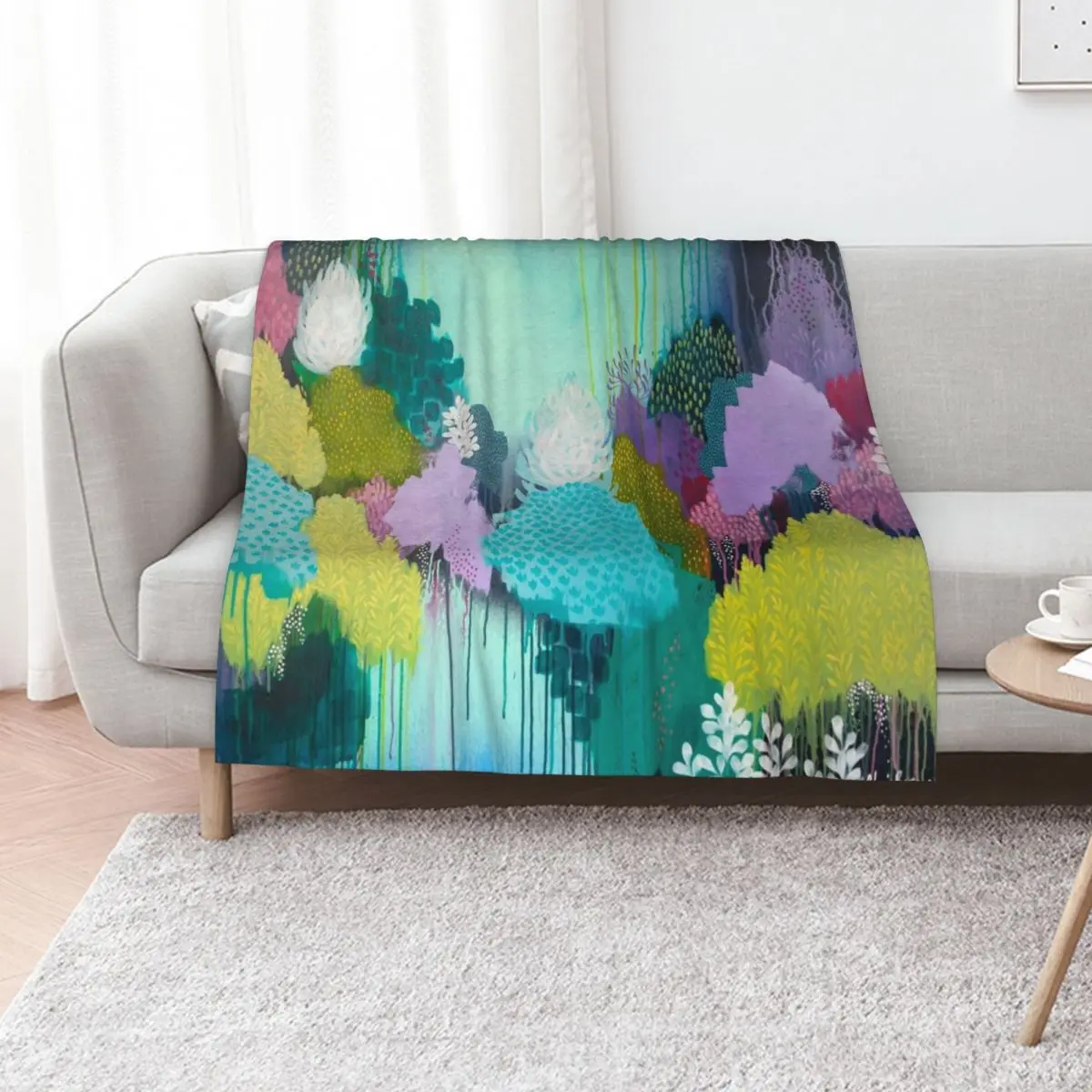 

Autumn Meets Winter Throw Blanket Baby heavy to sleep cosplay anime Decoratives Blankets