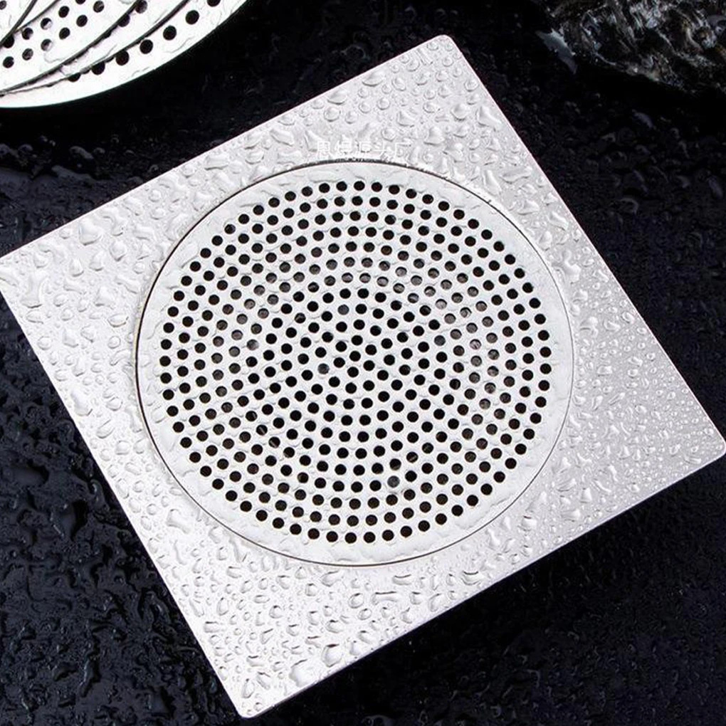 Easy To Install Square Stainless Steel Drainage Net Cover Sturdy And Durable Easy To Clean Wide