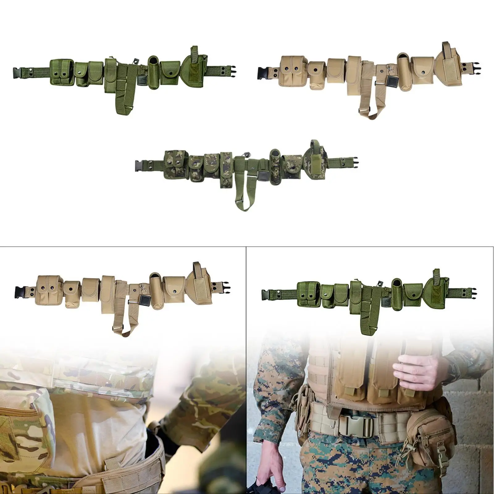 Duty Belt Bag Multifunctional Waist Pack for Security Guards Electrician