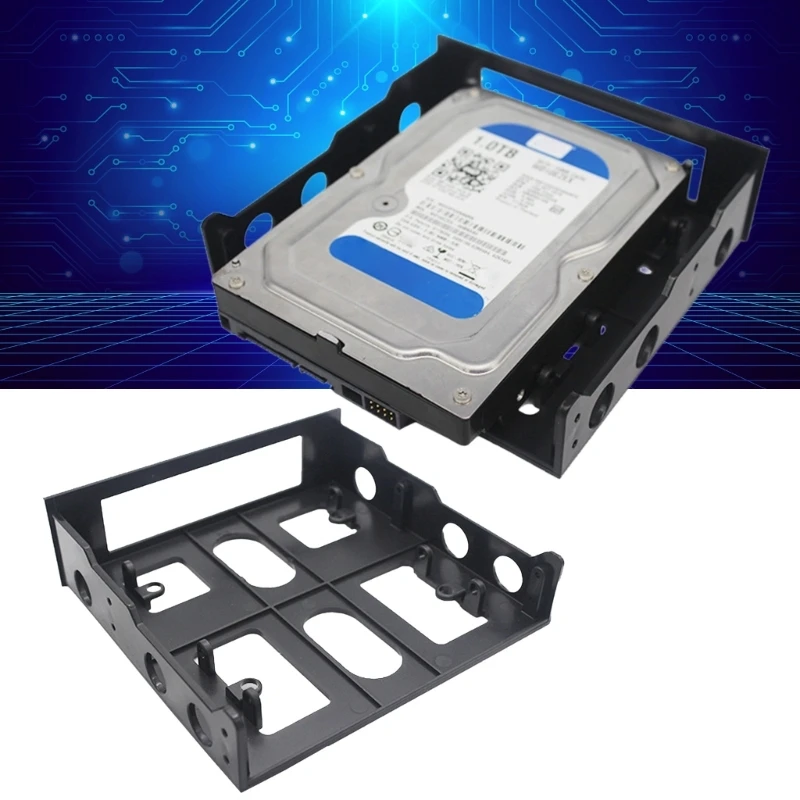 3.5 To 5.25 Floppy To Optical Drive Bay Mounting Bracket Converter For Front Panel Hub Card Reader Fan Speed Controller