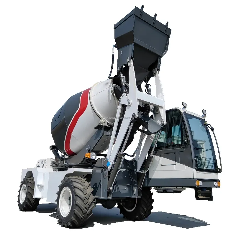 Popular 4m3 Self Loading Concrete Mixer Truck in Dubai and Italy