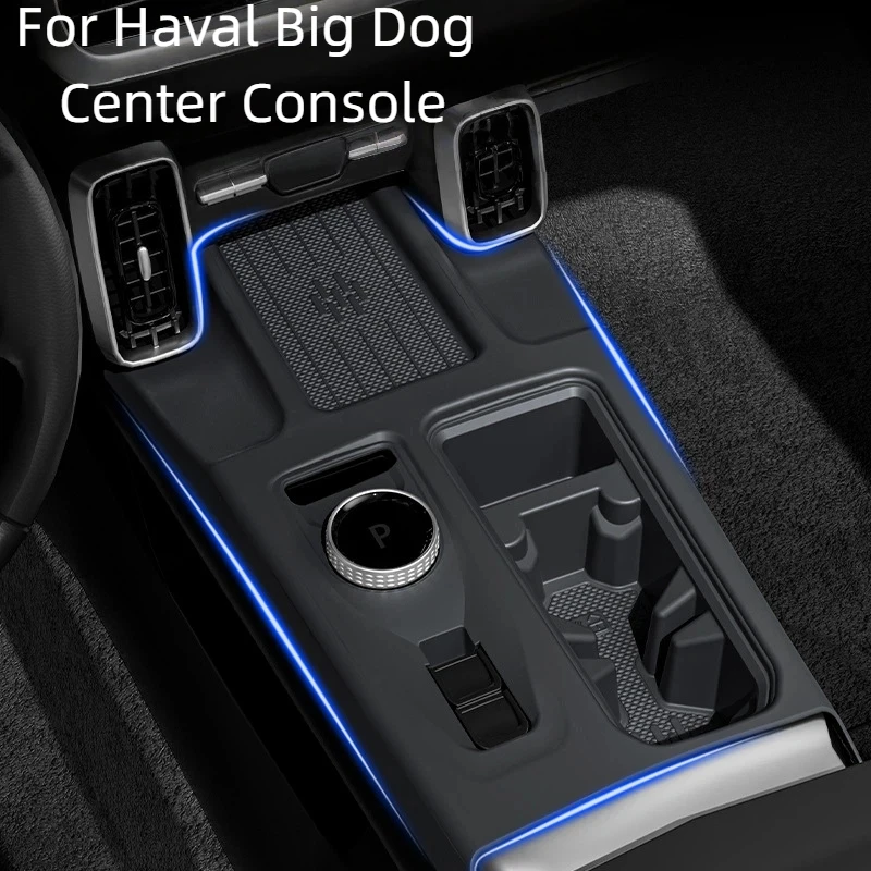 

For Haval Big Dog Center Console Silicone Cover Gear Panel Cup Holder Protector Interior Car Accessories 2021 2025 Models