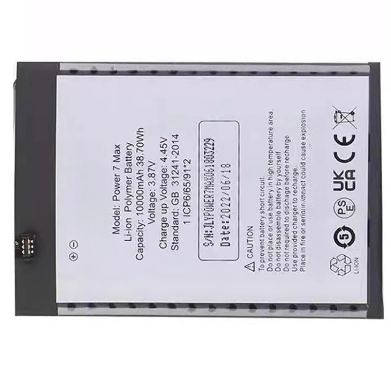 Brand New Mobile Phone Battery 3.87V 10000mAh For UMIDIGI Power 7 Max Smartphone Battery High Capacity