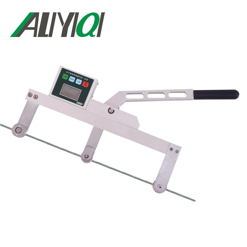Electronic 5000N Steel Wire Rope Tensiometer Testing Equipment 1-Year 220V For Compression Textiles Measures Tension Meter