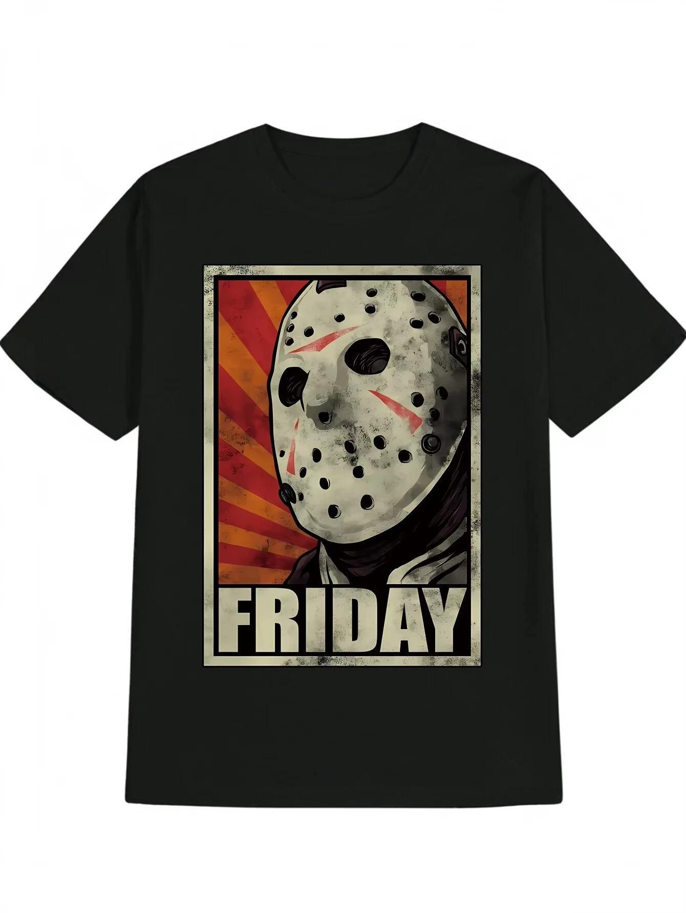 

Мужская и женская черная хоккейная маска с графическим рисунком, костюм на Хэллоуин, вечерняя рубашка