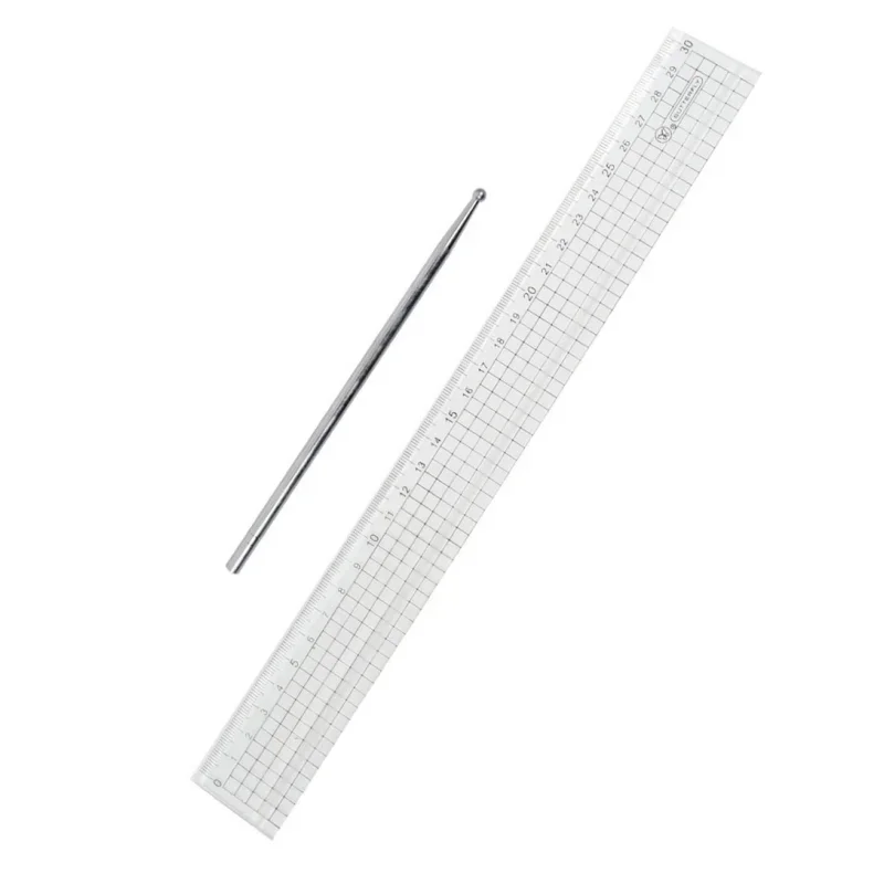 30cm/40cm Groove Ruler Boundary Ruler Drawing Straight Line Tool Watercolor / Gouache Painting Art Supplies