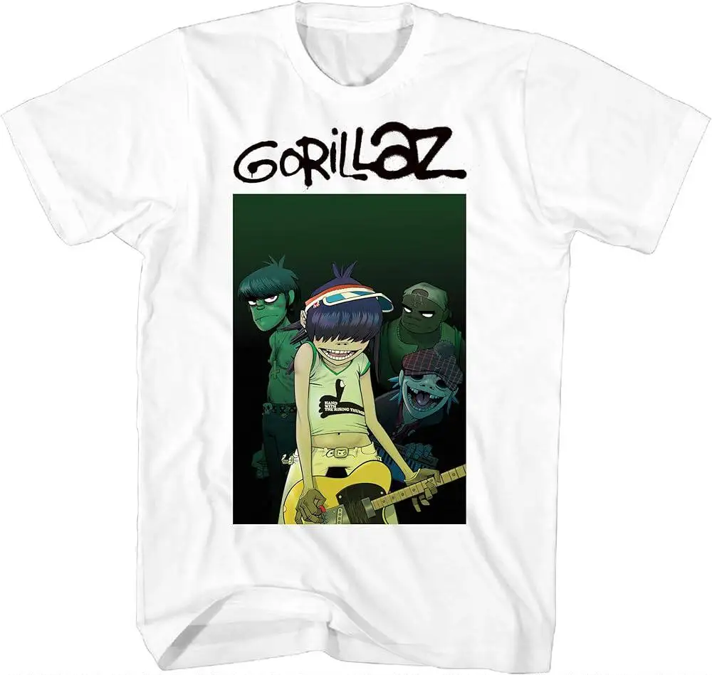 Gorillaz, A British Virtual Band, Is A Street Urchin Casual T-shirt Luxury Band Brand for Both Men and Women Top 2026 New Band