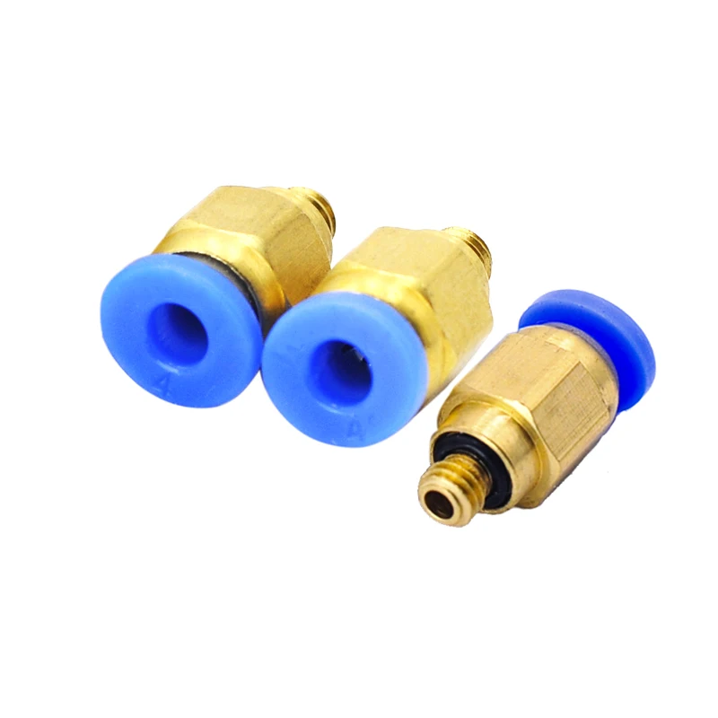 500PCS Pneumatic Fitting PC4-M5 Quick Air Hose Connector Brass Coupling One-Touch Fittings