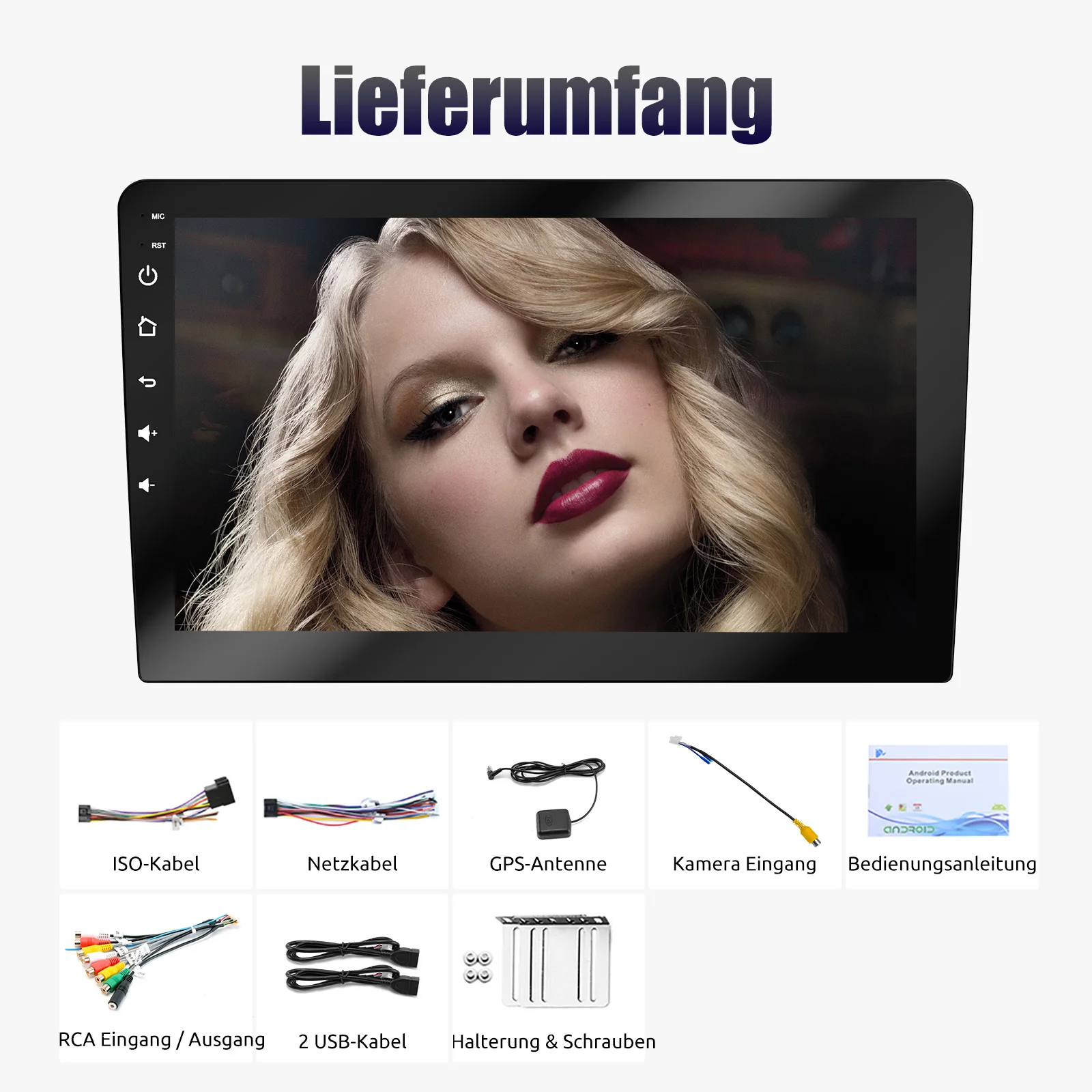 ESSGOO 7 9 10 Zoll Universal Autoradio 2GB Android Auto Carplay Auto-Stereo-Multimedia-Player GPS Autoradio Intelligente Fahrzeugsysteme – Detail 29