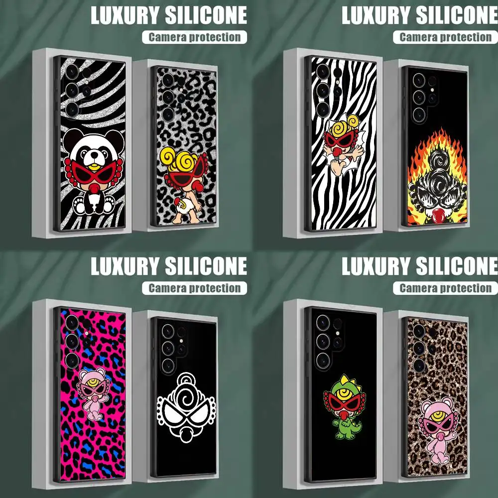 

H-Hysteric M-Mini Phone Case For Samsung S25,S24,S23,S22,S21,S20,S10,Ultra,Plus,Lite,FE,Soft Silicone Black Cover