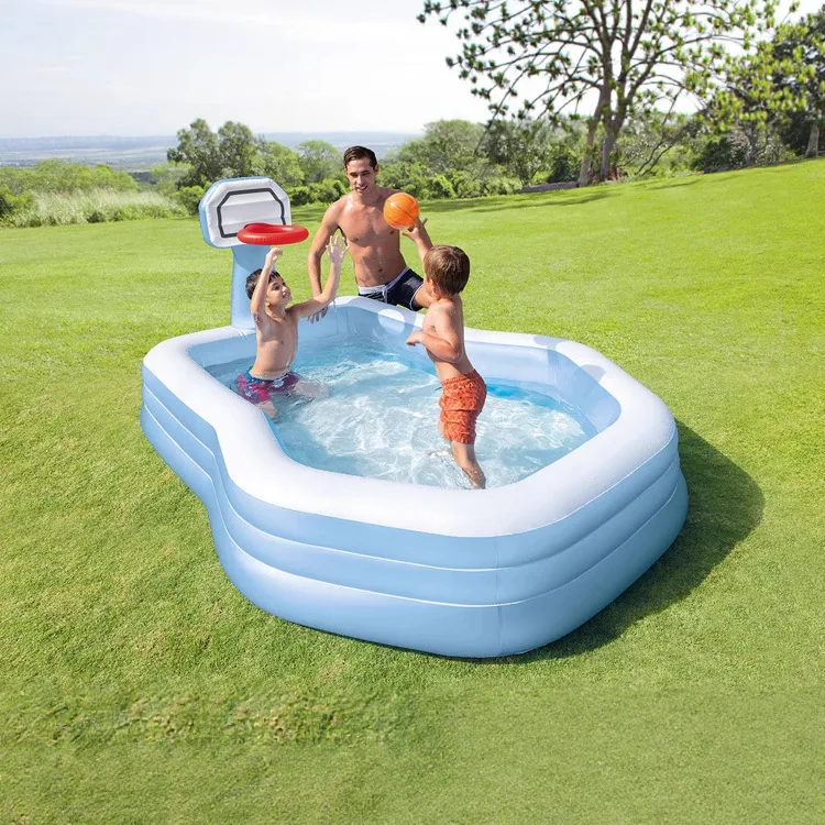 Shooting Rectangle Inflatable Swimming Pool Playing Baby Sand Pool Ocean Ball Pool