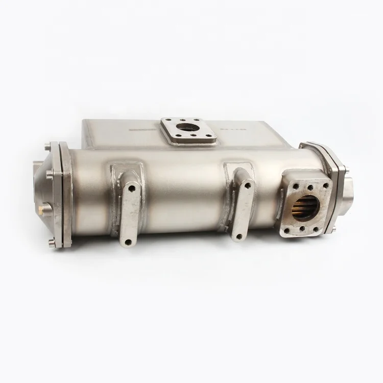 Top Rating CH300 Stainless Steel Fins Heat Exchanger Water to Water With Pipe Finned Tube for Boat Engine