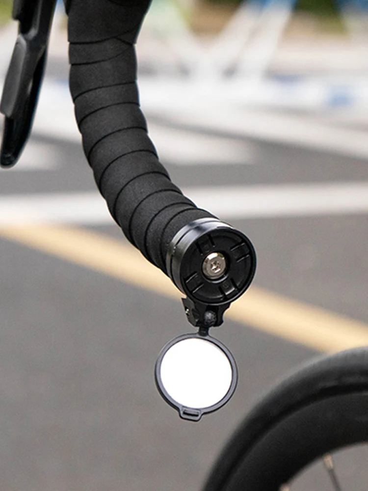 AliExpress ATUOTIN Bike Handlebar Plug Rear View Mirror HD Riding Handlebar End Rearview Mirror Universal for MTB Road Bike Accessories