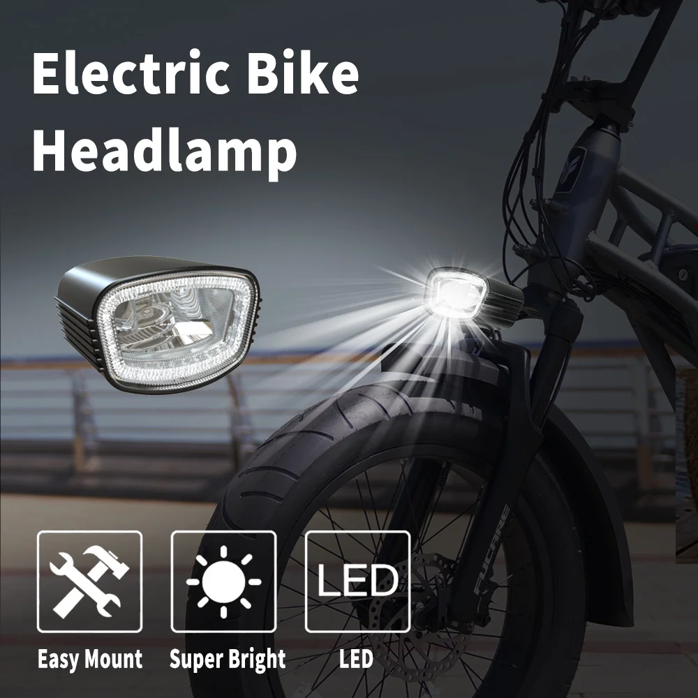 Fucare bicycle  Headlight for Gemini Libra Taurus Scorpio,48V Electric Bike headlight,Bicycle Led Front Light Lights are bright