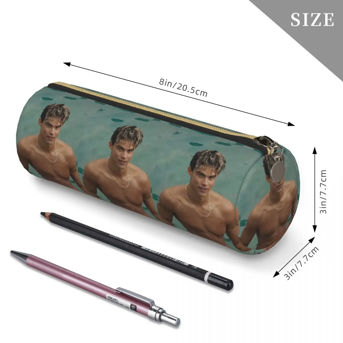 Matthew Broome My Fault London Movie Pencil Case Pen Holder Cylinder Pen Box Pencil Bag for Boys Girls School view 4