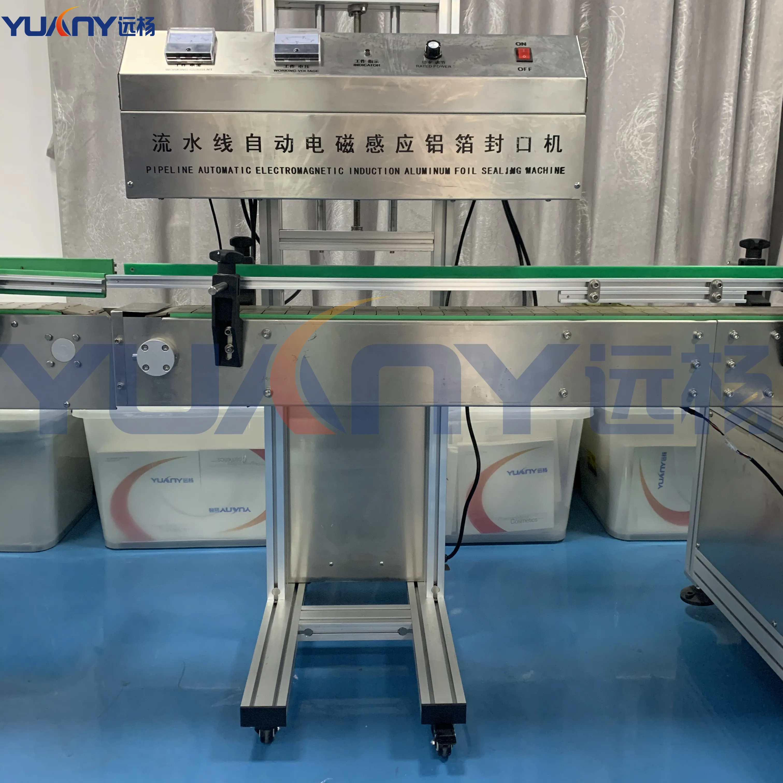 Automatic Continuous Plastic Food Bag Pouch Heat Package Sealing Machine