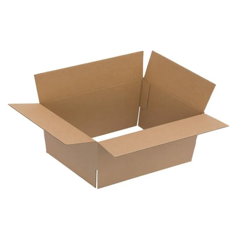 [materiaal] 100 gegolfde papieren verpakkingsdozen 6x4x2" (15,2 * 10,2 * 5,1 cm) Geel Vochtbestendig Stevig en lichtgewicht Waterdicht