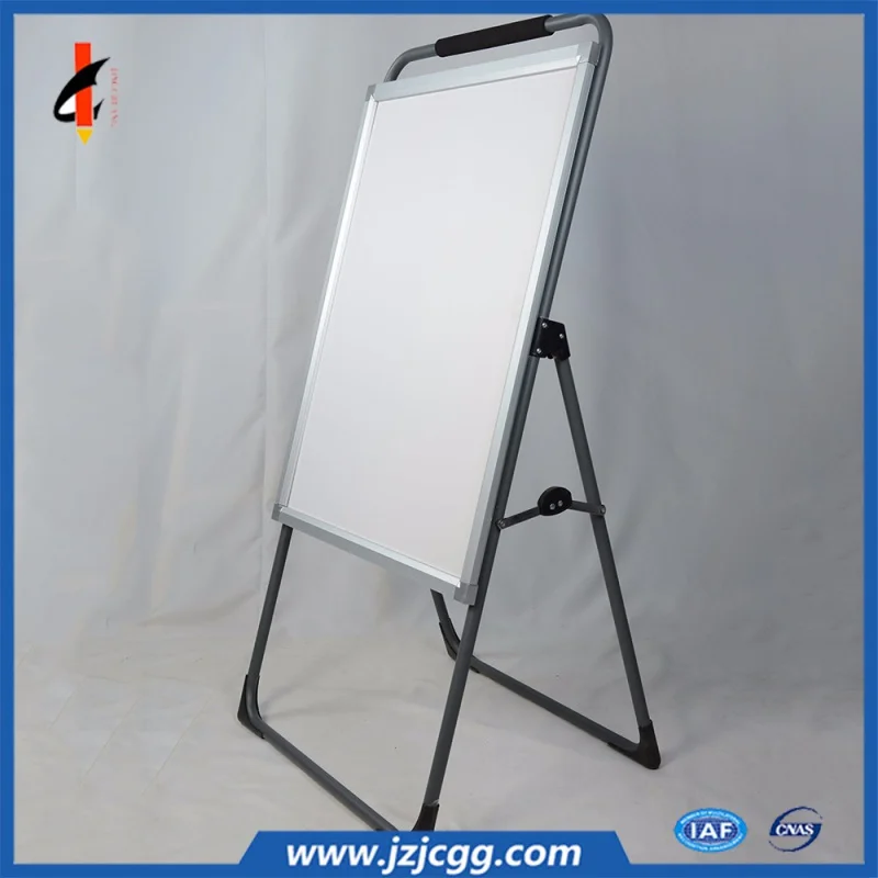 customized.A Frame Advertising Board Double Sided Iron Poster Stand Folding Luxury A Frame Pavement  Heavy Duty