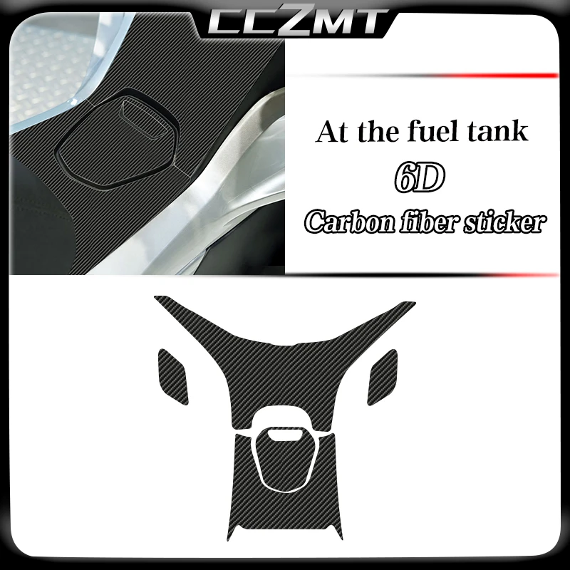 For CFMOTO 150SC 150 SC SC150 150sc 2024 Fuel tank sticker body protection film 6D carbon fiber sticker modification accessories - Image 4