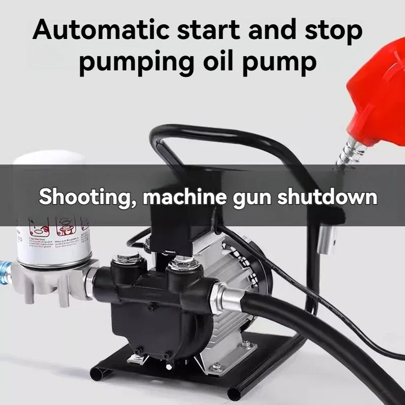 1PC Automatic Start and Stop Metering Oil Pump Electric Oil Pump Diesel Large Flow Self-priming Small Fuel Pump