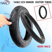 Electric Scooters and e-Bike 14*2.125 tire inner outer tires New type of thickened and durable