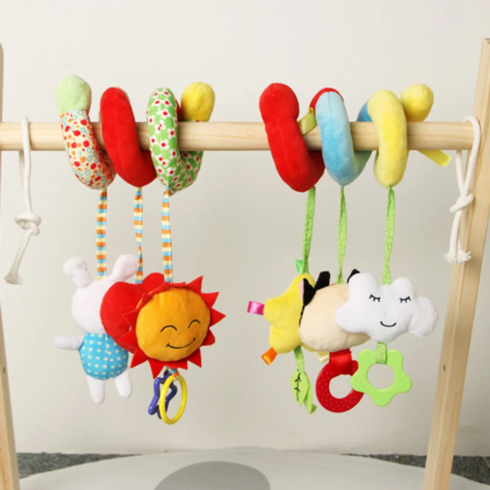 ตุ๊กตาสัตว์การ์ตูนสำหรับเด็กทารก ตุ๊กตาผ้าพลัฌสำหรับตกแต่งเตียงเด็ก