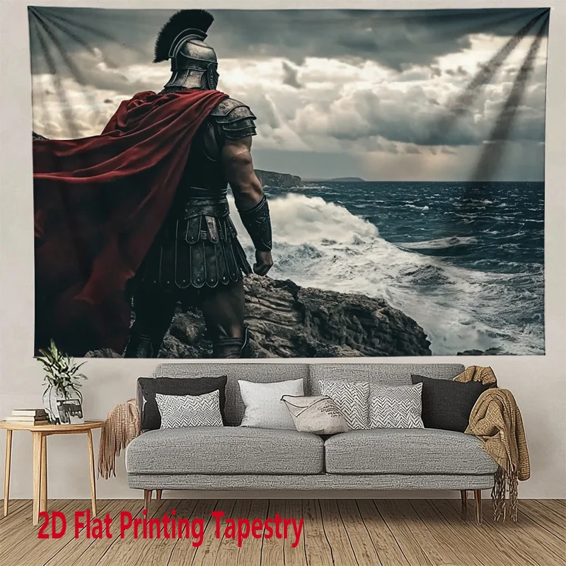 

Настенный гобелен с цифровой печатью на полиэстеровой основе с изображением воинов Римской империи, подходит для использования в гостиных, спальнях, офисах, барах, на вечеринках.