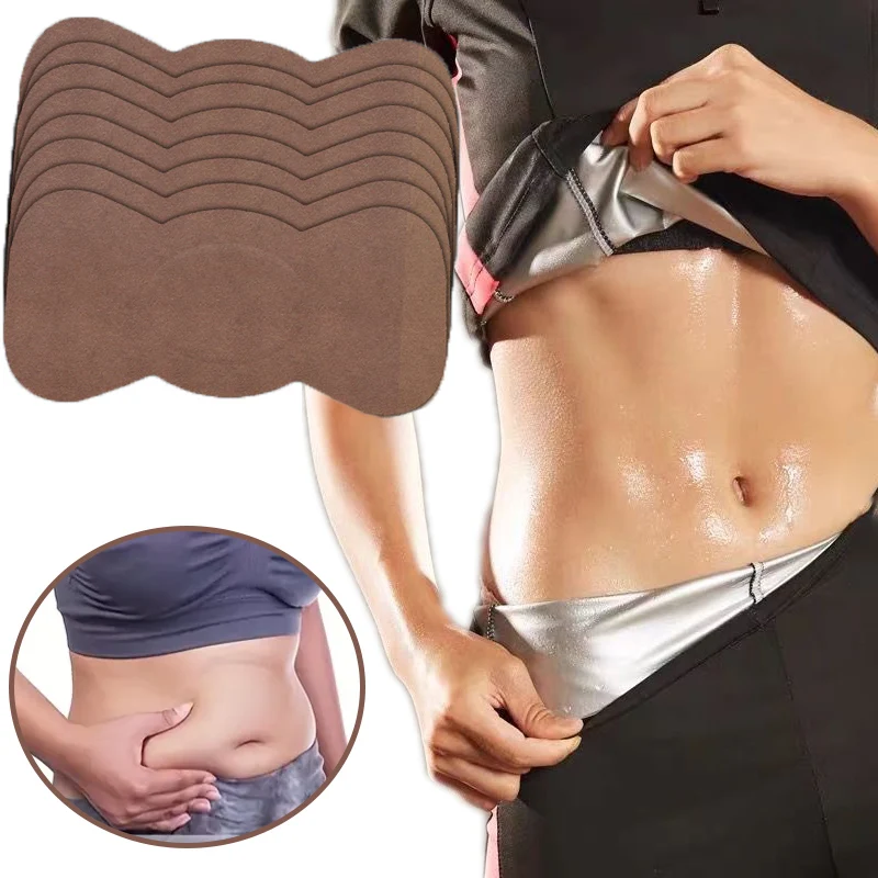 Тонкий пластырь для живота, теплый пластырь для сжигания жира, Детокс, живот, пупок, наклейка, полынь, наклейки для похудения, портативные
