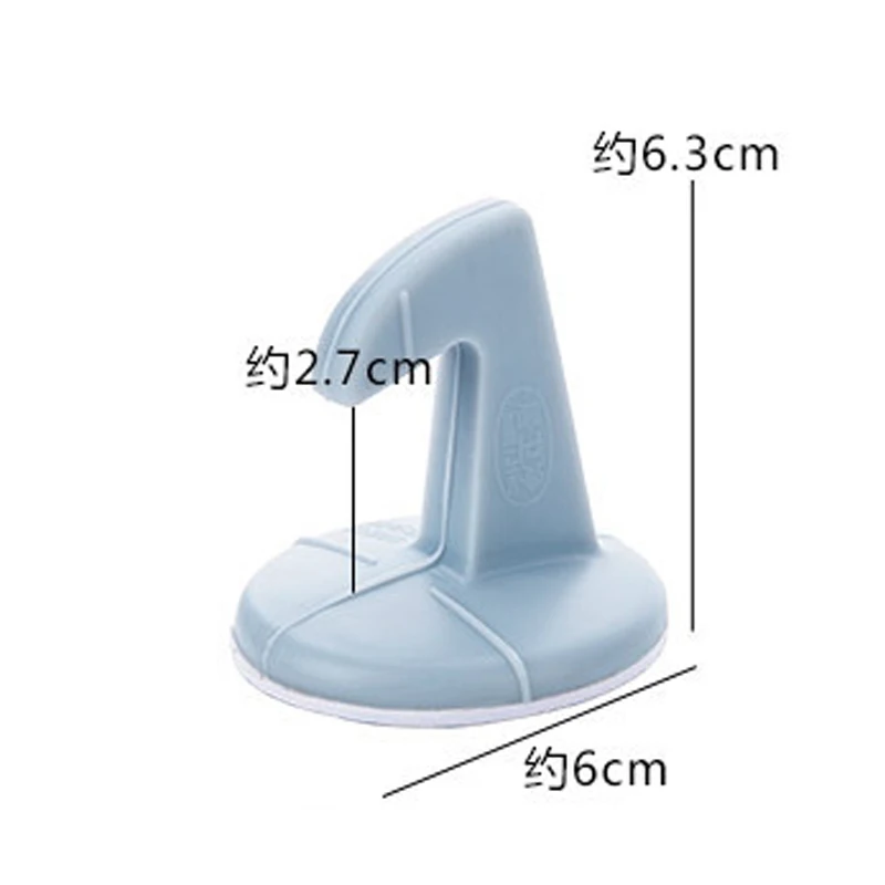 Thickened Door Stopper Rear Wall Anti-collision Pad Door Handle Mute Anti-collision Stick with Hook Anti Vibration Pad Door