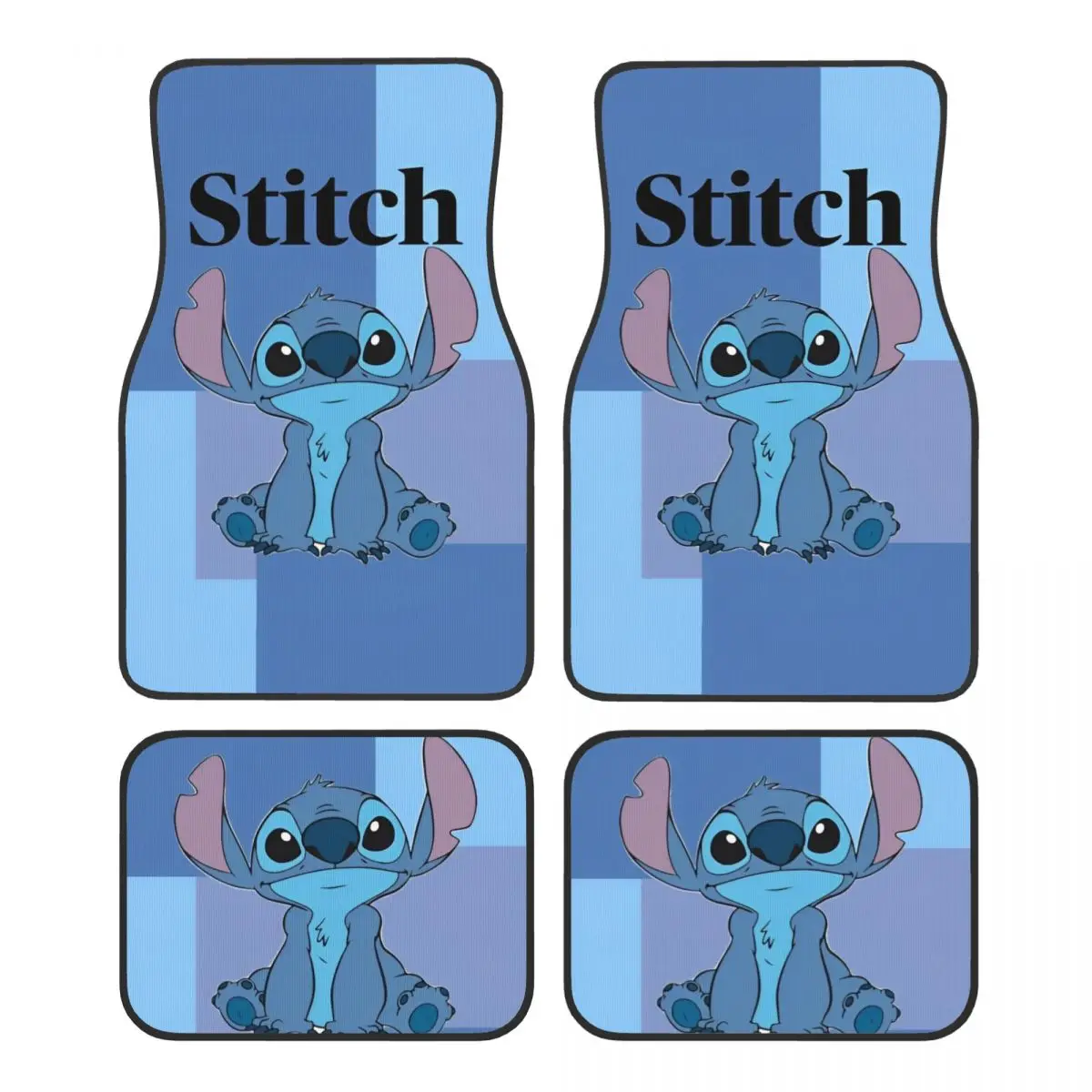 

Lion Stitch Kawaill Alien Car Floor Mats Carpet Full Set Anti-Slip Universal Automotive Floor Mat Fit for Sedans Cars