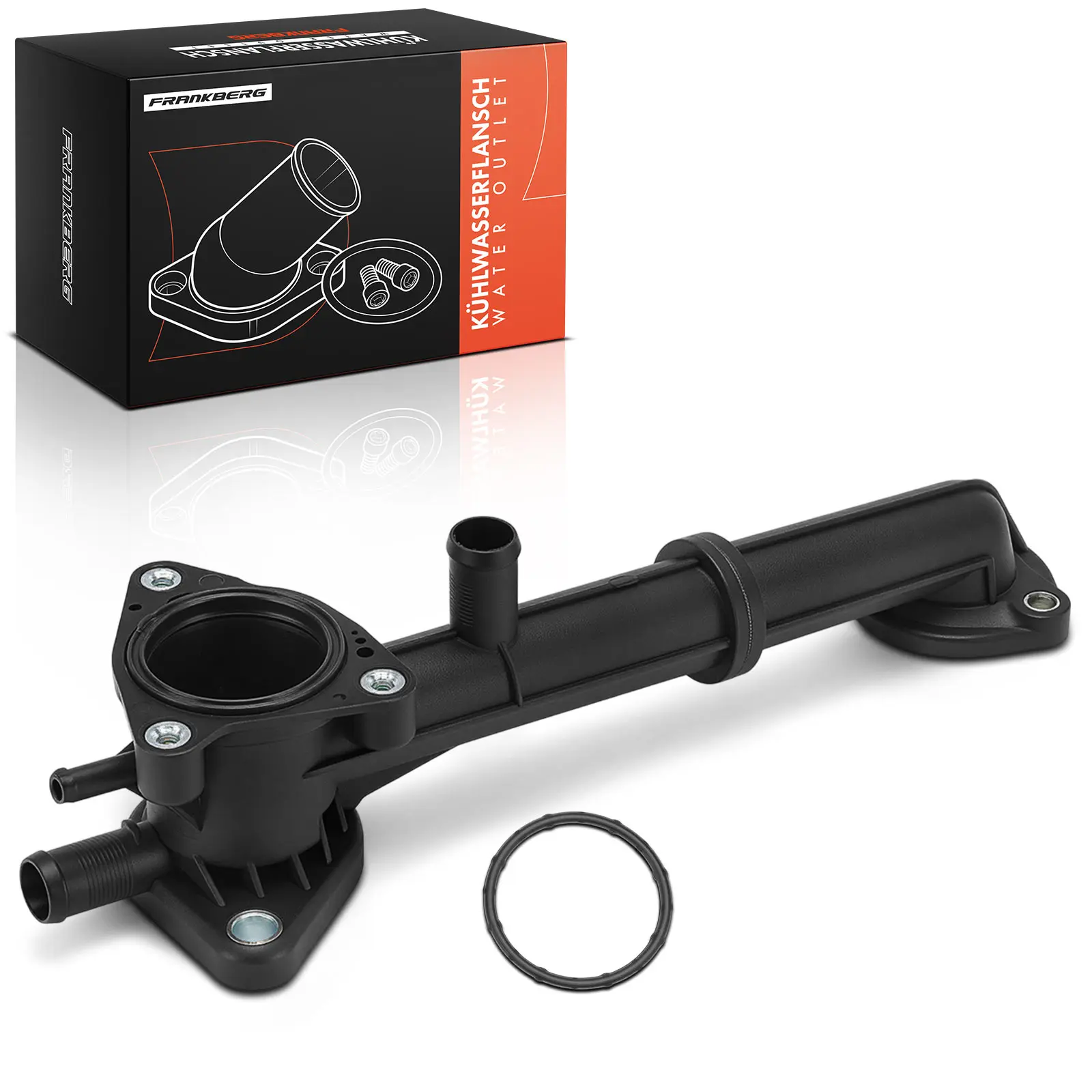 Flangia di uscita acqua refrigerante Frankberg 1X per Hyundai I10 Pa Kia Picanto Sa 1.0L 1.1L 2562202501