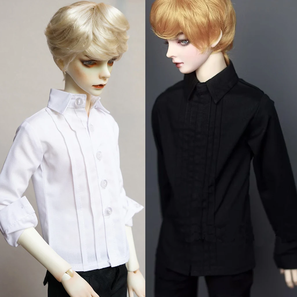 [Wamami] 529 # Zwart Shirt/Outfit/Kleding Voor 1/4 Msd 1/3 Sd Dz Aod Bjd Jongen dollfie