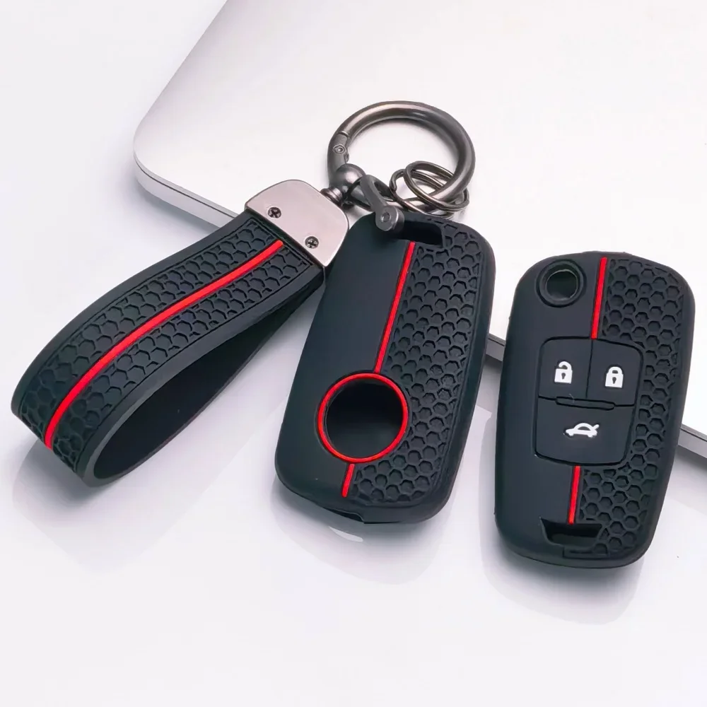 New Car Flip Key Case Cover Shell for Chevrolet Cruze Aveo Trax Sail Malibu Captiva Opel Vauxhall Astra J Corsa Insignia Mokka
