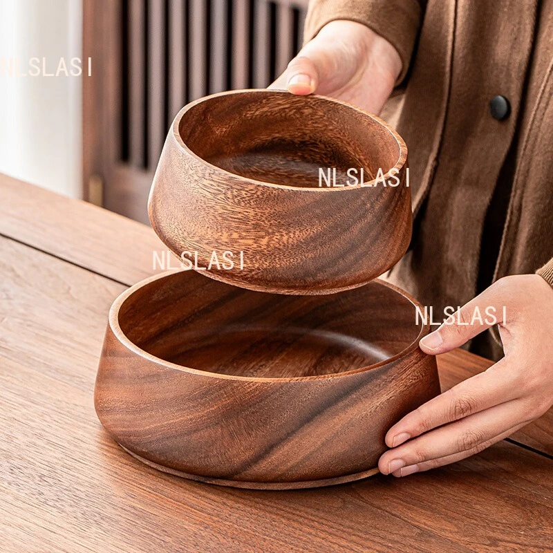 

South American Walnut Tea Wash Tea Cup Storage Basin Teaset Accessories Large Capacity Wastewater Tea Residue Water Basin