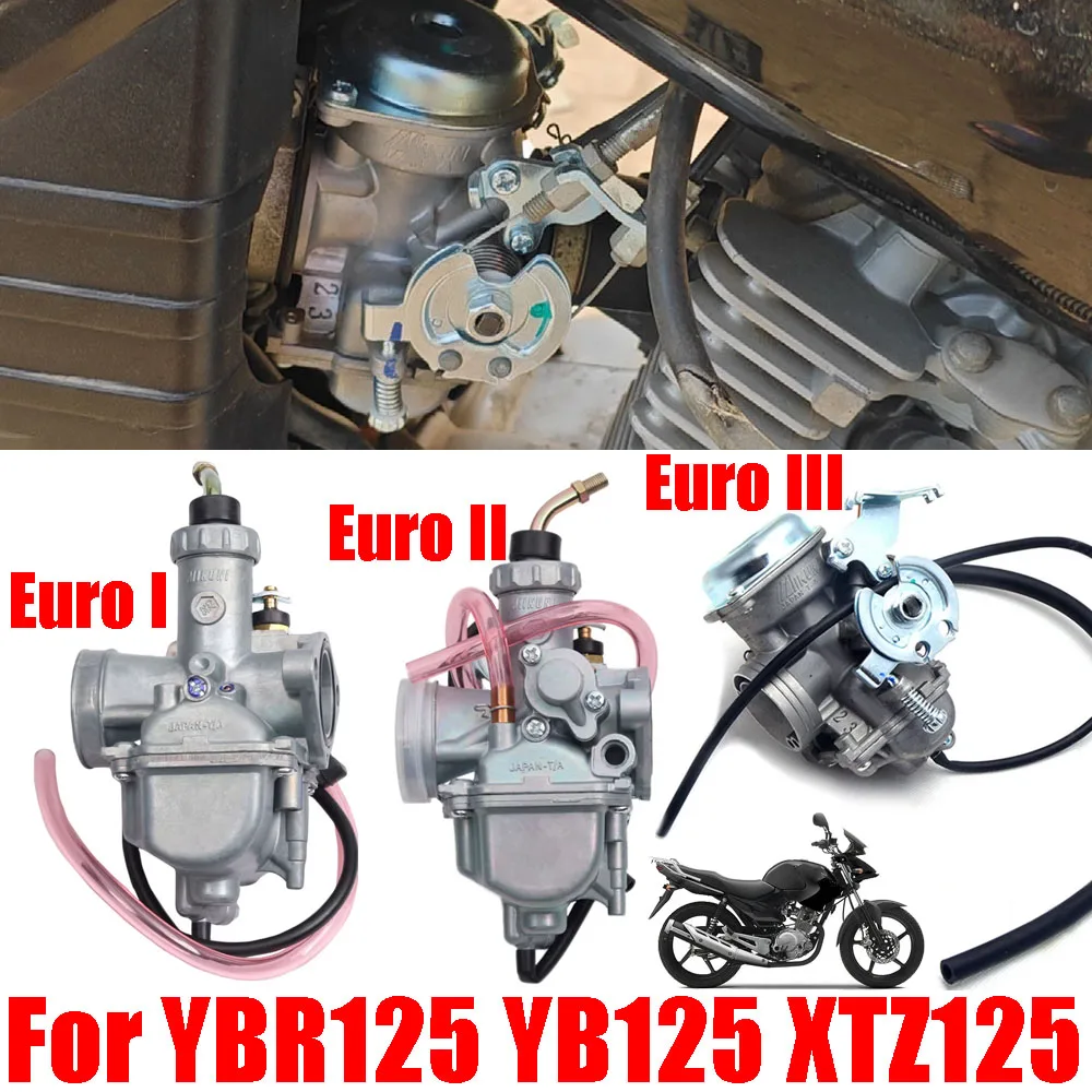 For Yamaha YBR125 YB125 JYM125 2 3 YBR 125 YB 125 Xtz125 XTZ 125 Motorcycle Accessories Carburetor Carb Euro I II III Moto Parts