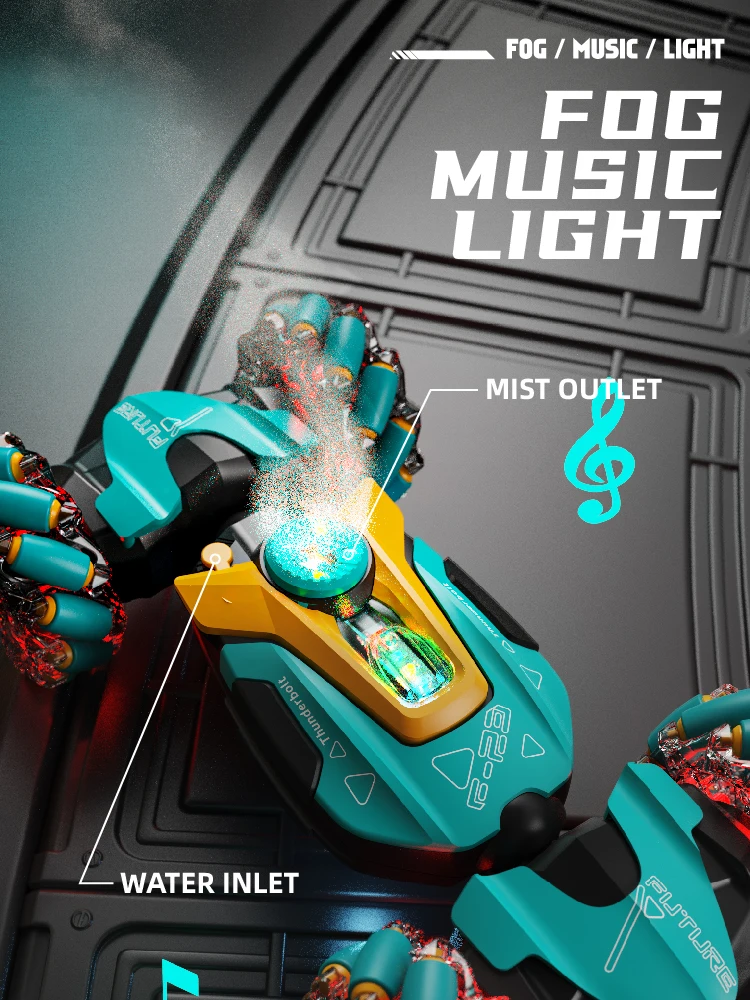 LEDライト付きRCカー リモコンカー 腕振りで操作可能 360度回転 °   回転クライミングカー ドリフト 電子 大人 子供のおもちゃ ギフト