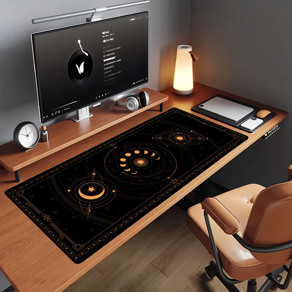 Art C-Celestial Oracle Mouse Pad Non-slip Rubber Gamer Balance Computer Mat Decoracion Deskmat Laptop Office Large