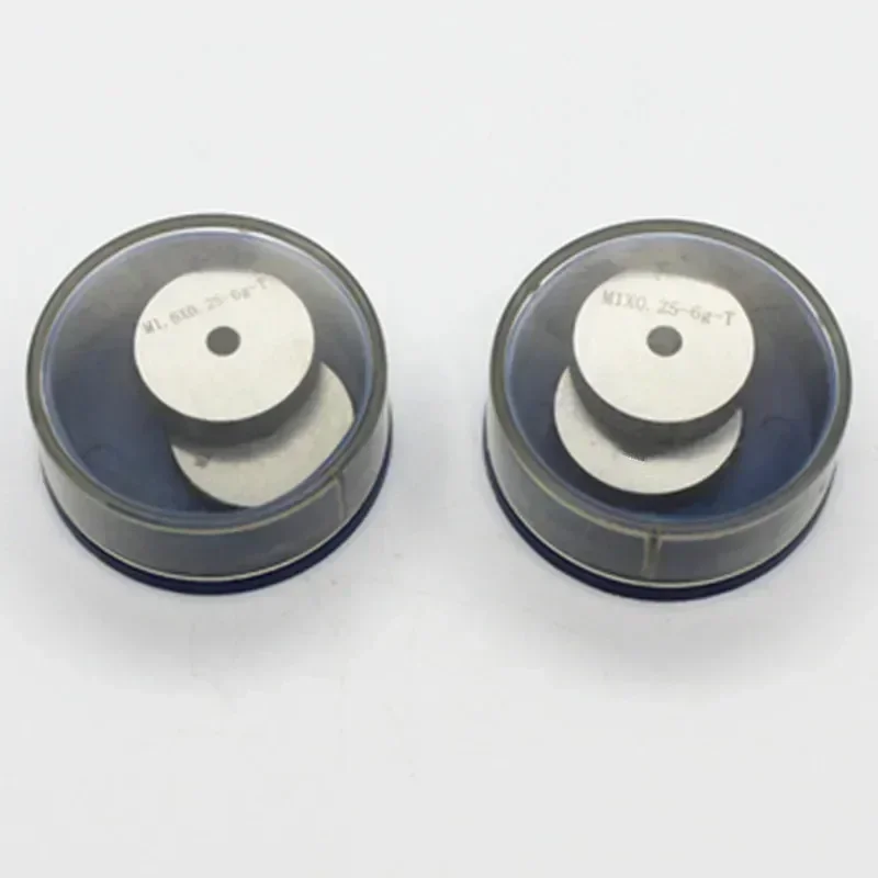 Juego de medidores de anillo de rosca métrica M1.0-M1.8 |   Medidor Go/No-Go de precisión de 6 g/6 h |   para verificación de hilos pequeños