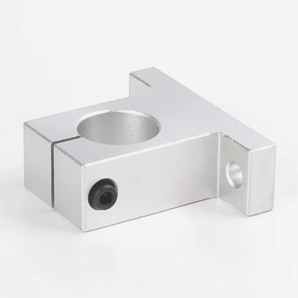 Rodamiento lineal de aleación de aluminio, soporte de eje de riel de enrutador CNC, mesa XYZ, SK8, SK10, SK12, SK16, SK20, SHF8, SHF10, SHF12, SHF16, 1 unidad