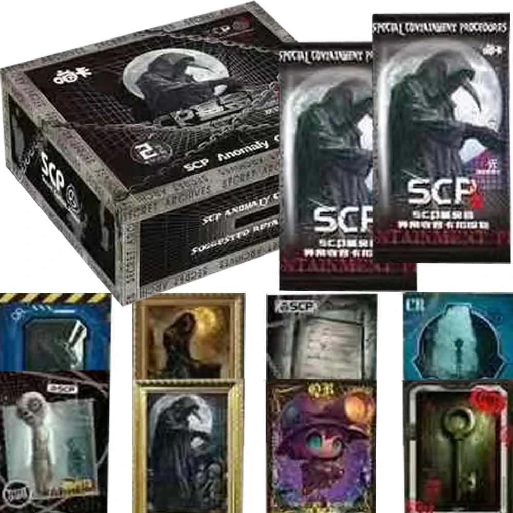 

Wholesale SCP Foundation Collection Cards Fantasy Creature Confidential Hot Stamping Gold SSR Cards Creative Peripherals Gifts